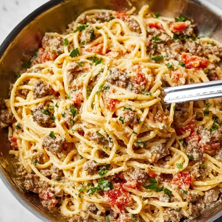 Creamy Sausage Rotel Pasta Recipe