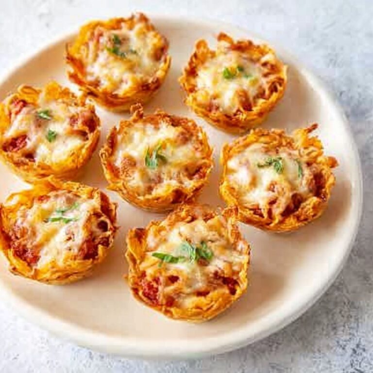Chicken Parmesan Cupcakes Recipe