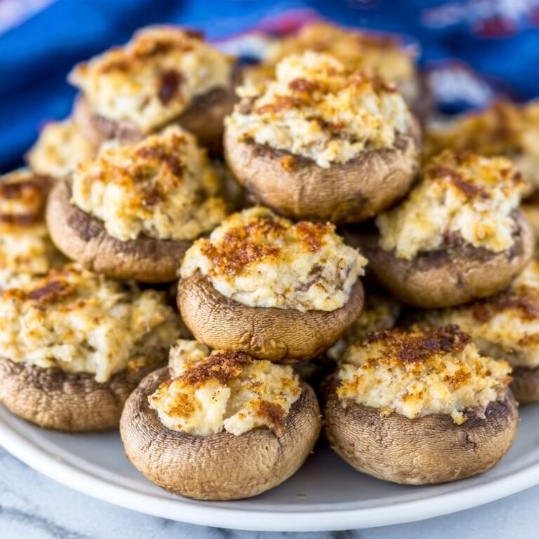 Artichoke Parmesan Stuffed Mushrooms Recipe