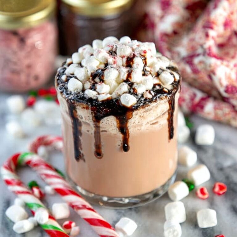 Homemade Peppermint Hot Chocolate Mix Recipe