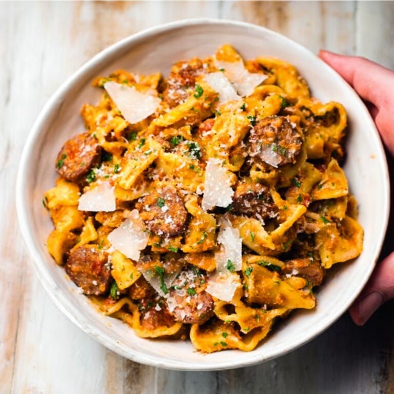 Smoked Sausage Cajun Alfredo Recipe