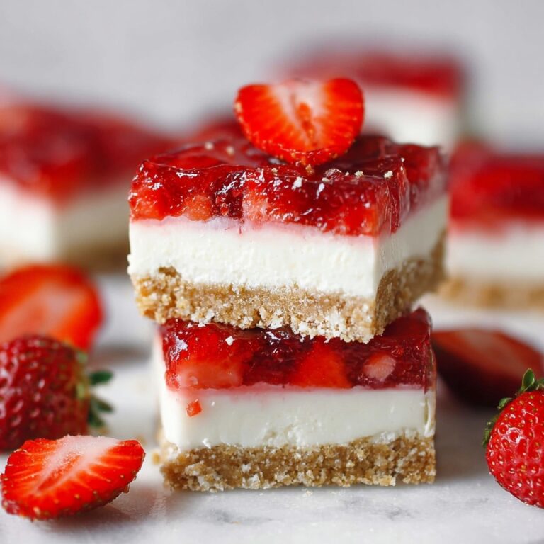 Gluten-Free Strawberry Cheesecake Bars Recipe
