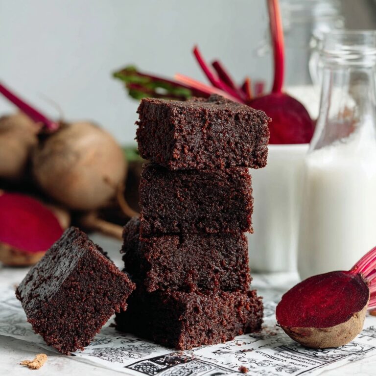 Fudgy Gluten-Free Vegan Beetroot Brownies Recipe