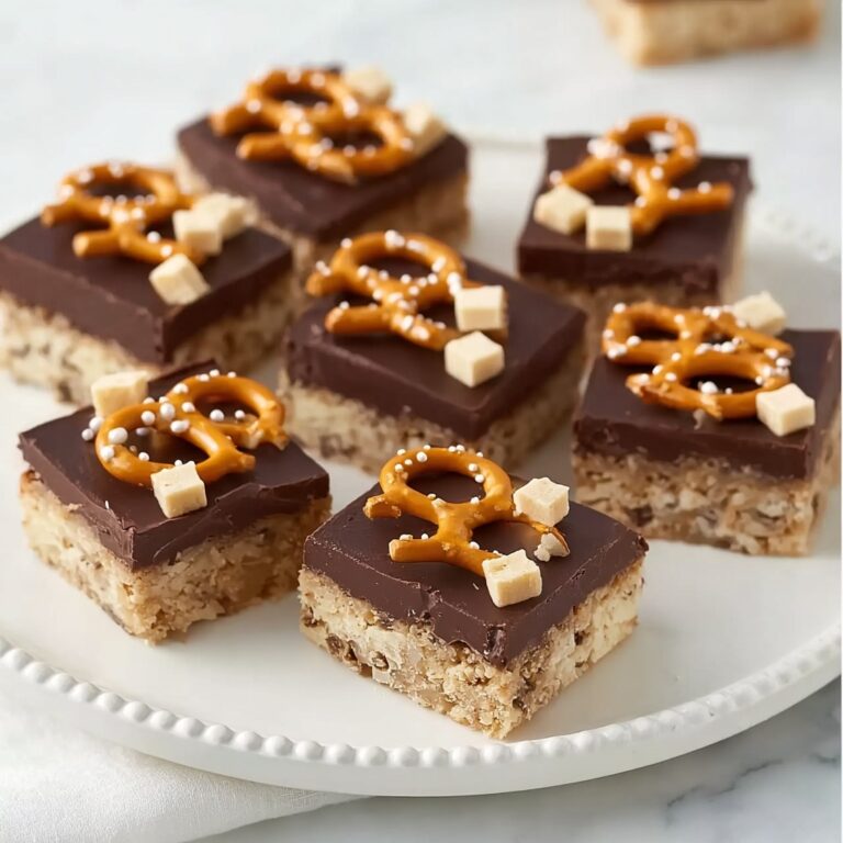 Chocolate Pretzel Peanut Butter Squares Recipe