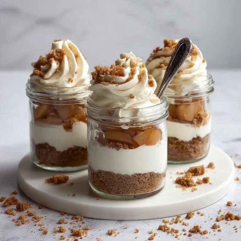 No-Bake Apple Cheesecake Jars Recipe