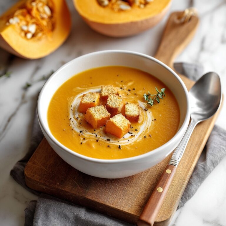 Roasted Butternut Squash Soup Recipe