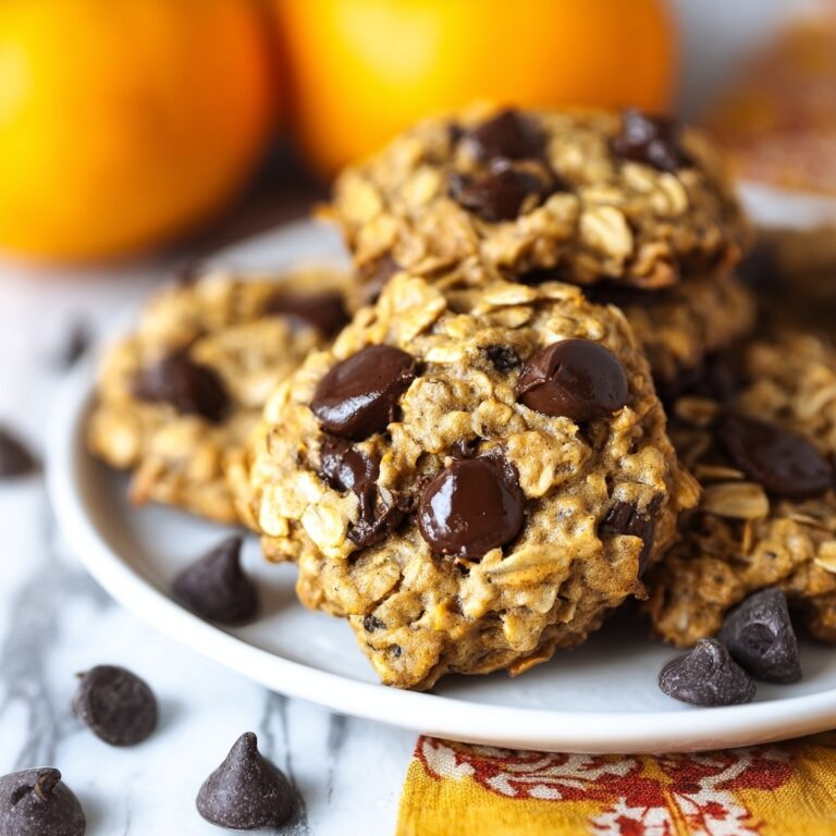 Pumpkin Oatmeal Chocolate Chip Cookies Recipe