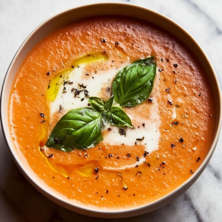 Tomato Basil Parmesan Soup Recipe