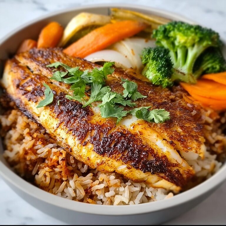 Baked Fish and Rice with Herbs and Lemon Recipe