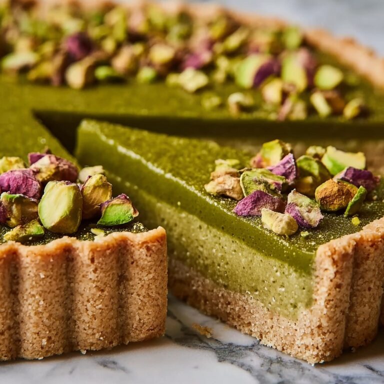 Pistachio Tart with Creamy Pistachio Paste Recipe