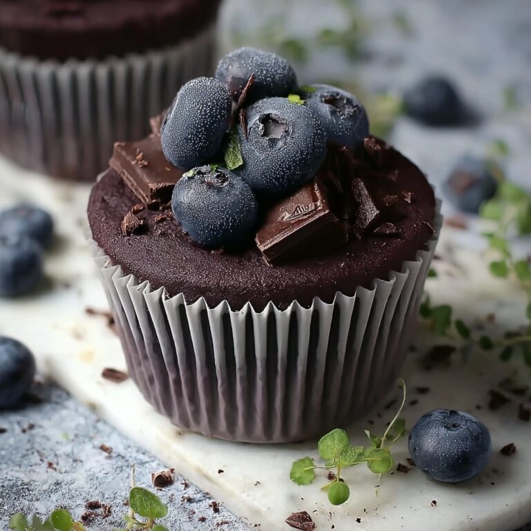 Dark Chocolate & Blueberry Frozen Yogurt Bites Recipe