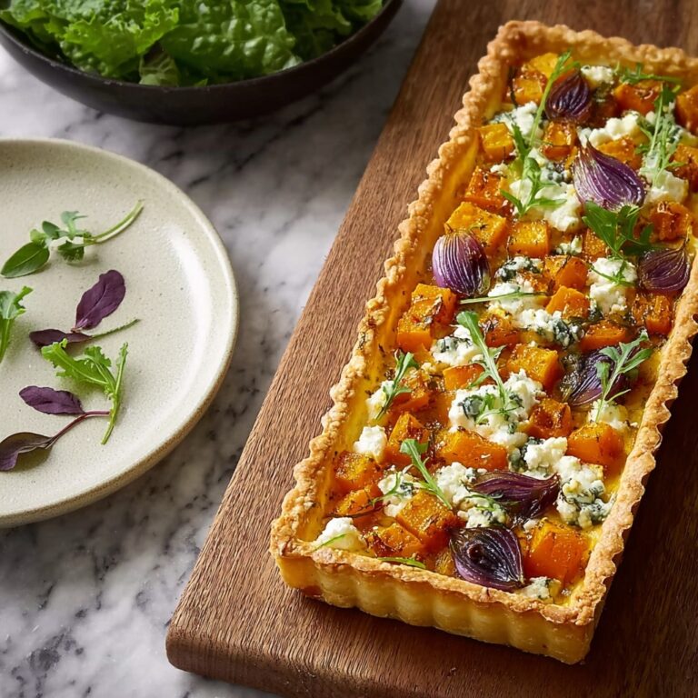 Sweet Potato, Feta & Caramelised Onion Tart Recipe