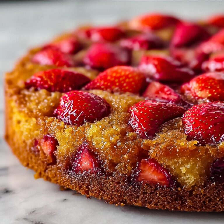 Nana’s Strawberry Rhubarb Cake Recipe