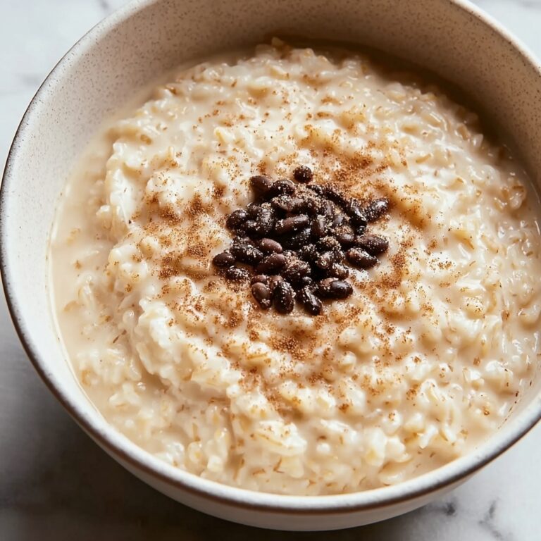Creamy Rice Pudding with Vanilla and Nutmeg Recipe