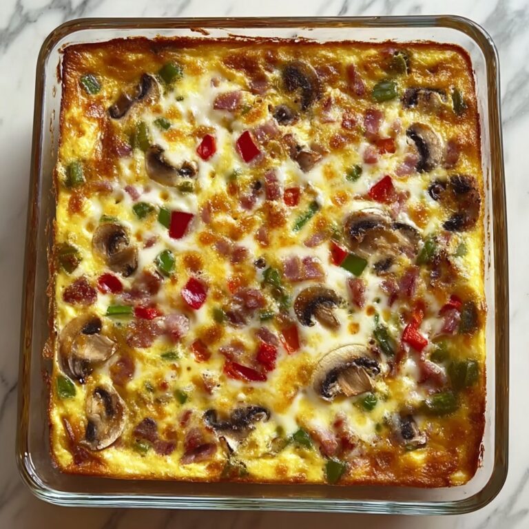 Cheesy Veggie Egg Bake Recipe