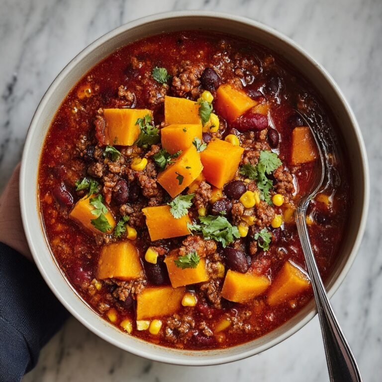 Easy Butternut Squash Chili With Turkey or Beef Recipe