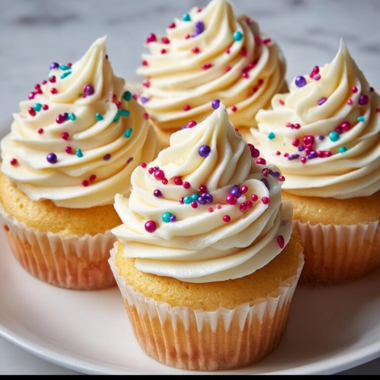 Homemade Classic Cupcakes with Vanilla Frosting Recipe