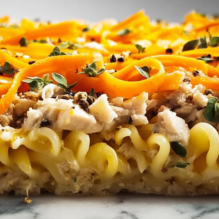 Cheesy Chicken Noodle Casserole Recipe