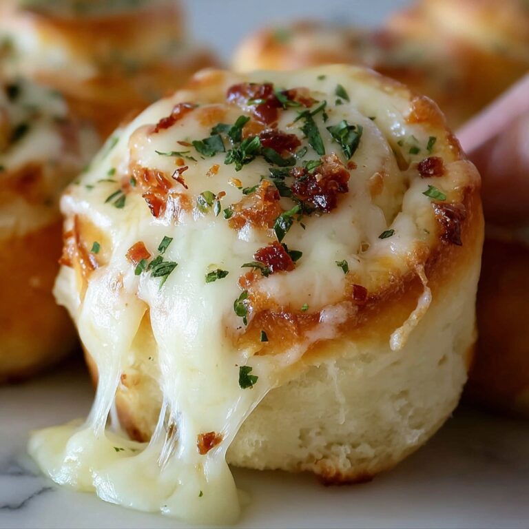 Savory Breakfast Rolls with Béarnaise Drizzle Recipe