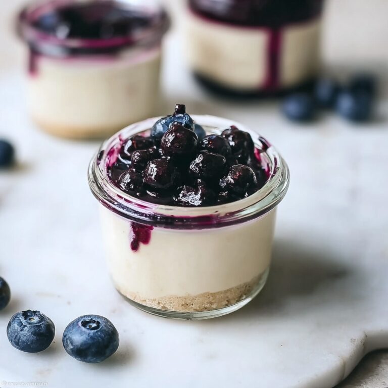 High Protein Cheesecake Jars with Fresh Fruit Recipe