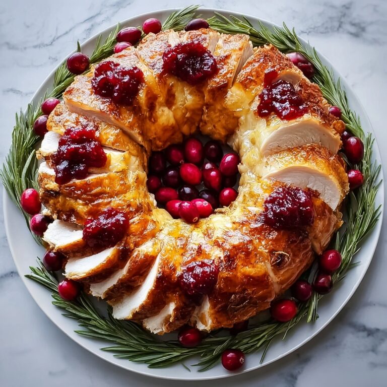 Turkey and Cranberry Wreath Recipe