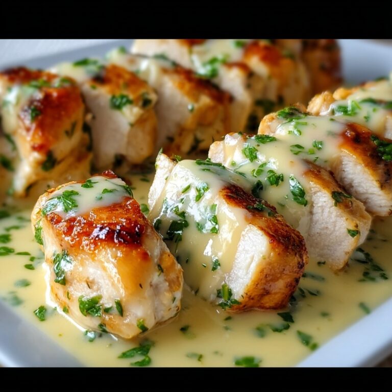 Savory Chicken Wraps with Garlic Cream Sauce Recipe