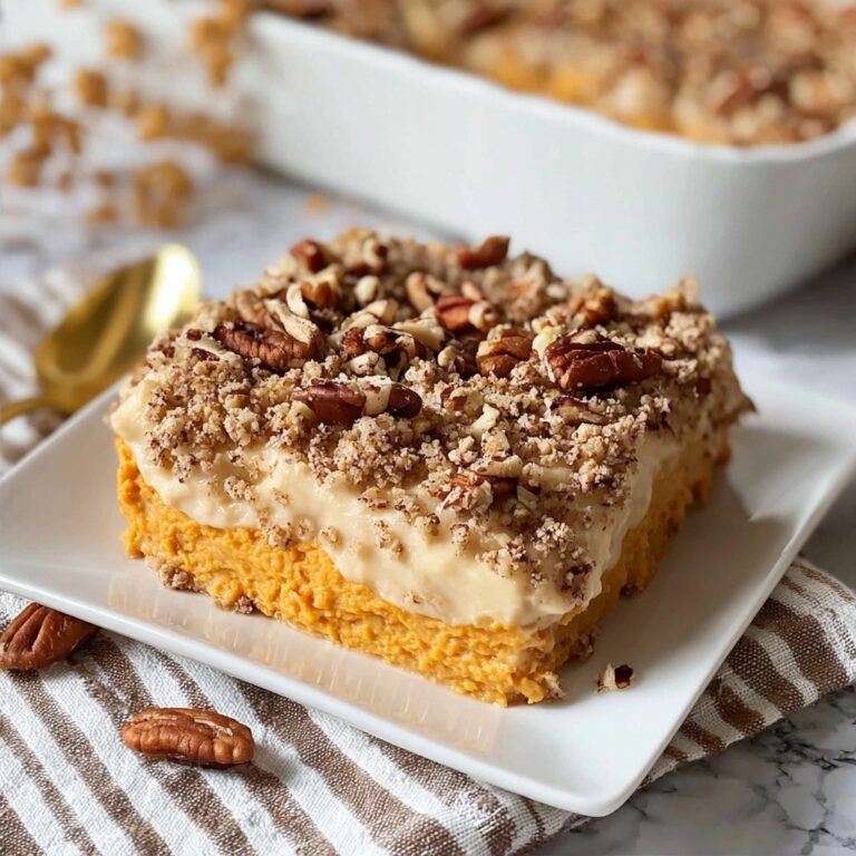 Sweet Potato Casserole with Pecan Topping Recipe