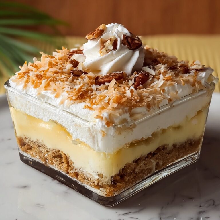 Coconut Cream Layered Dessert Recipe