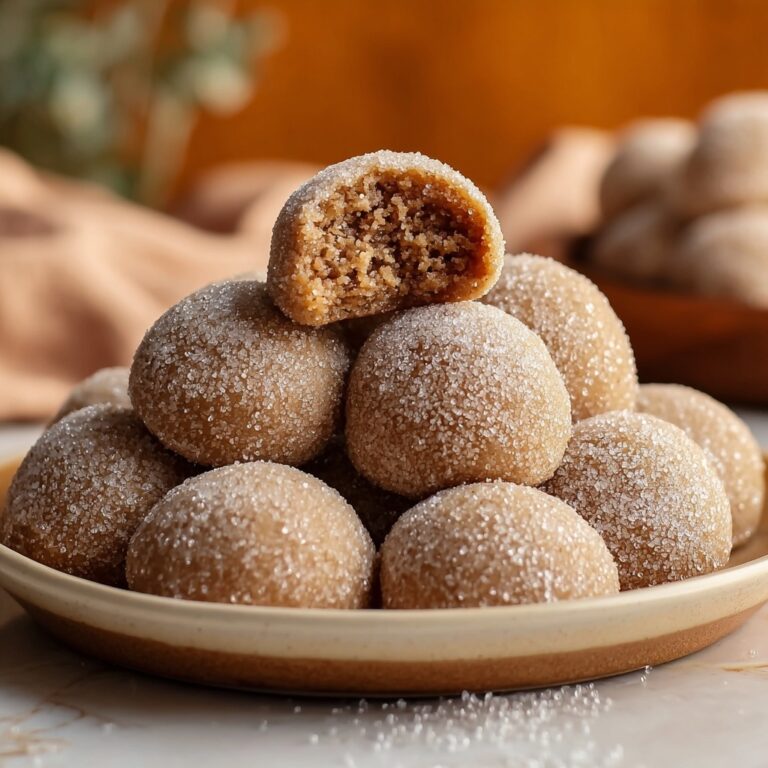 Cinnamon Sugar Snowball Cookies Recipe