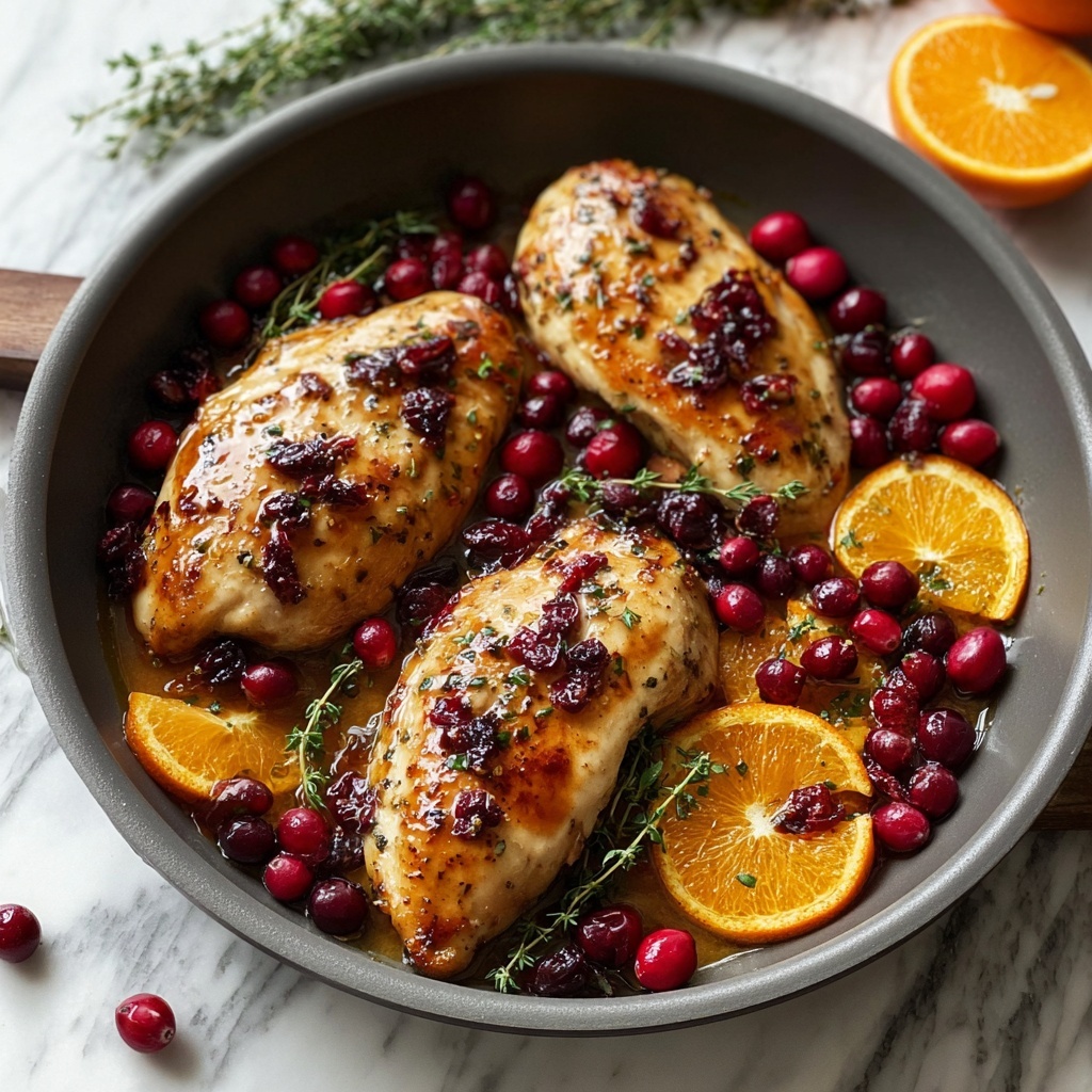 Cranberry Orange Chicken Recipe - Recipe Image