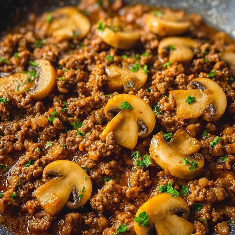 Mushroom Ground Beef Recipe