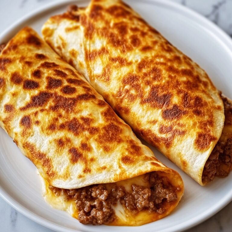Beef and Cheese Chimichangas Recipe