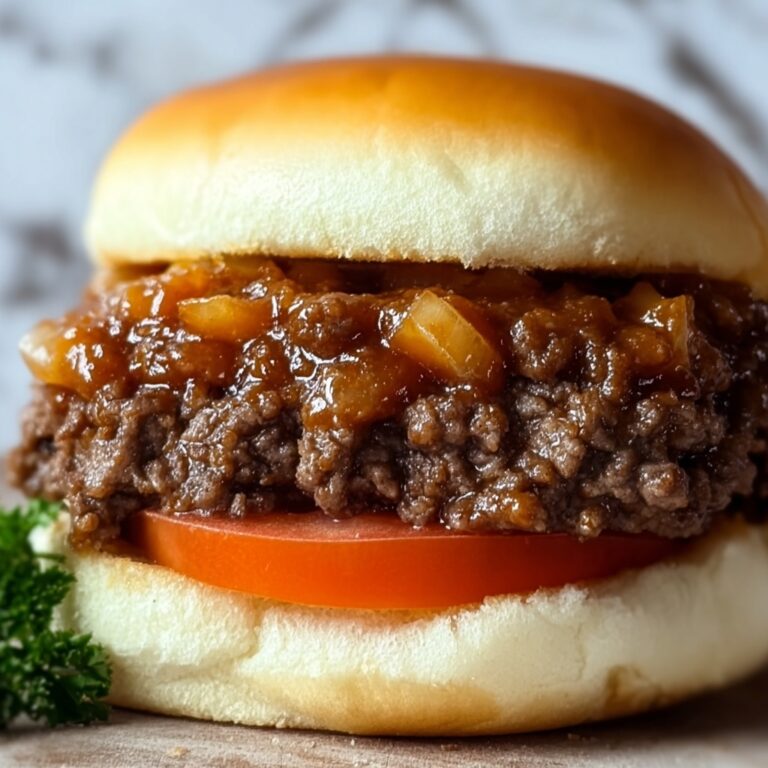 Steakhouse Burger Sloppy Joes Recipe