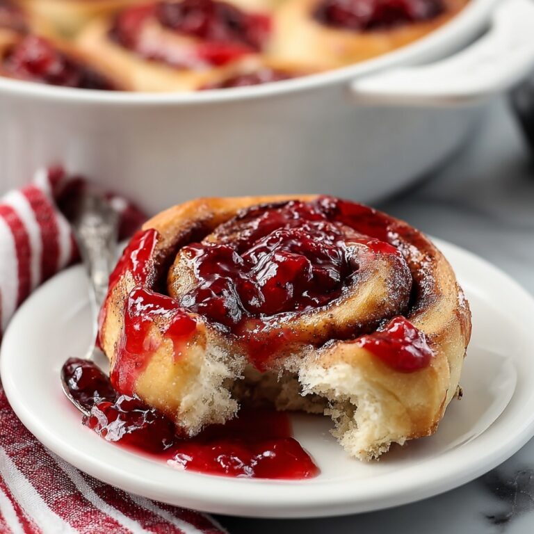 Crock Pot Cinnamon Rolls with Cherry Pie Filling Recipe
