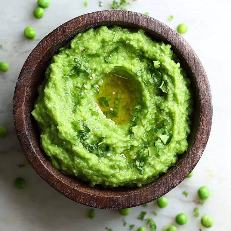 Mashed Peas with Green Onions and Mint Recipe