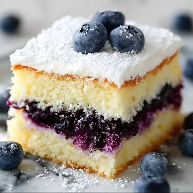 Blueberry Shortcake Cake Recipe
