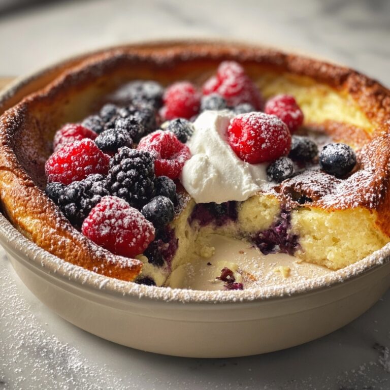 Berries & Cream Stuffed French Toast Casserole Recipe