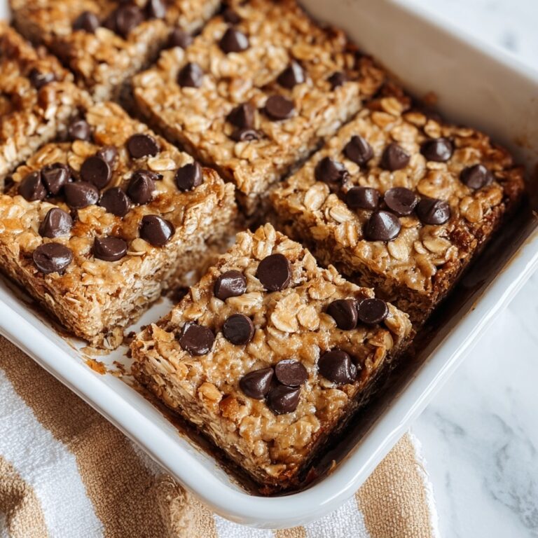 Chocolate Chip Peanut Butter Granola Cookie Bars Recipe