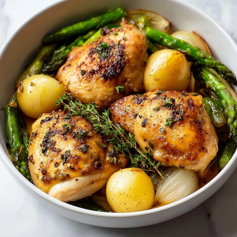 One-Pan Roasted Chicken with Spring Vegetables Recipe