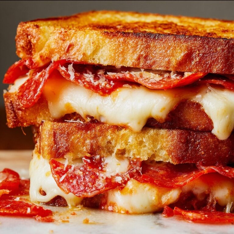 Pepperoni Pizza Grilled Cheese Recipe