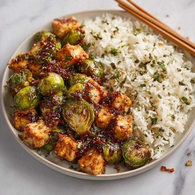 Best Air Fryer Sweet Chili Chicken and Brussels Sprouts Recipe