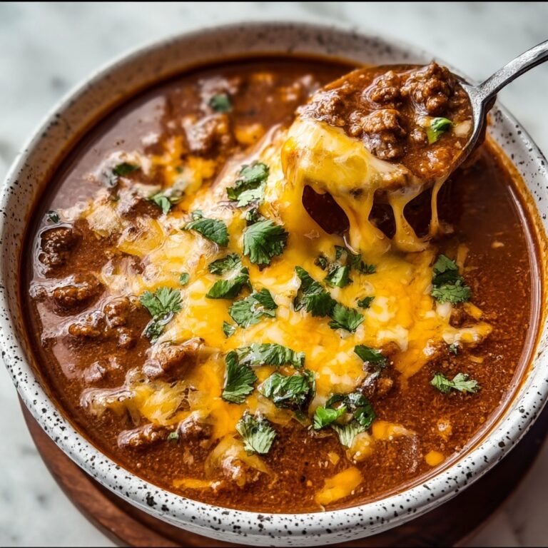 Slow Cooker Cheesy Burger Flavored Soup Recipe