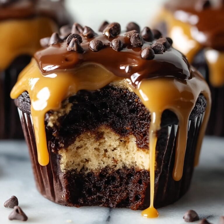 Gooey Peanut Butter Lava Cupcakes Recipe