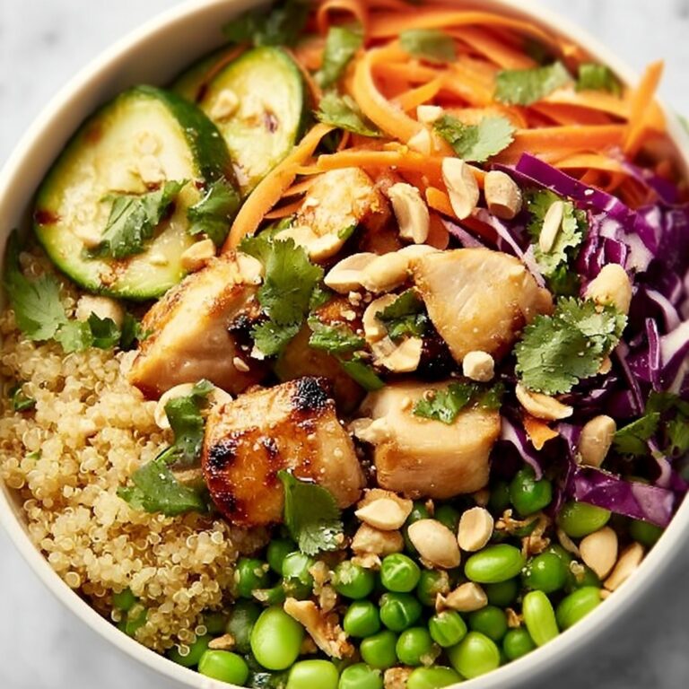 Healthy Thai Coconut Quinoa Bowls Recipe
