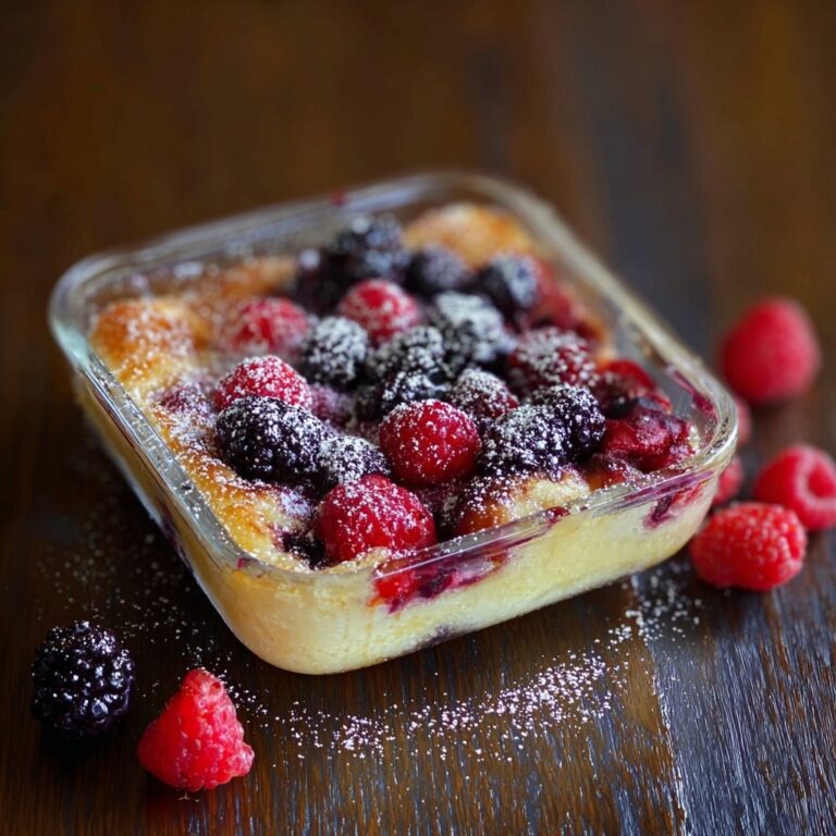 Overnight Berry Breakfast Casserole Recipe