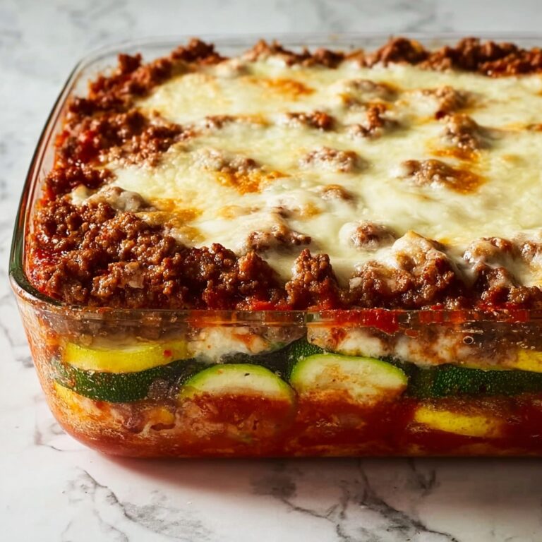 Zesty Zucchini Beef Casserole Recipe