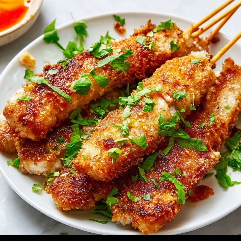 Breaded Chicken Skewers Recipe