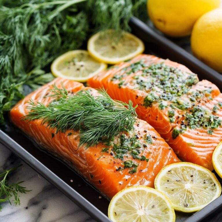 Baked Salmon with Lemon and Dill Recipe