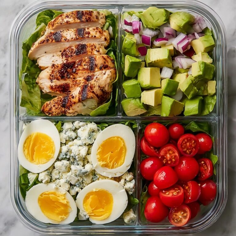 Easy Cobb Salad Meal Prep Recipe