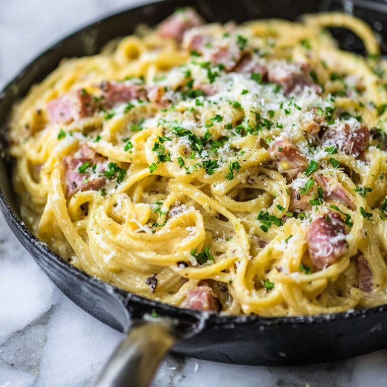 Creamy Avocado Carbonara with Smoked Beef Recipe